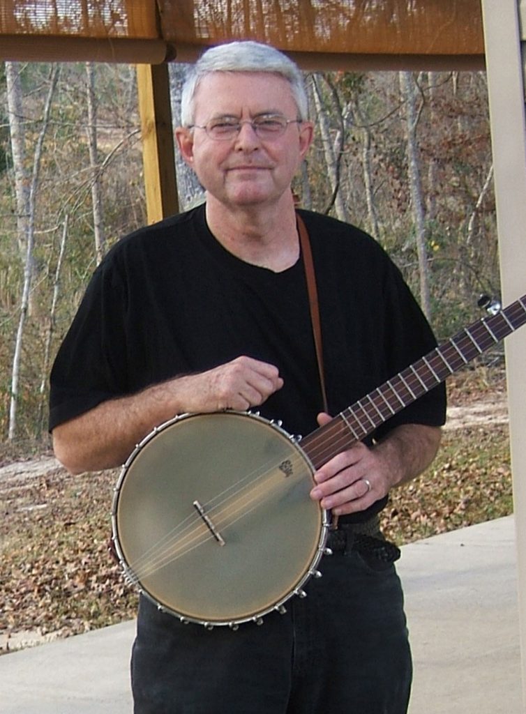 Banjo player Johnny Rawls of Mendenhall (photo by Chris Goertzen for the Mississippi Arts Commission).