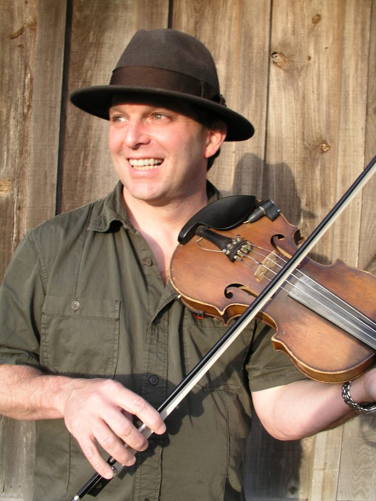 Old-time fiddler Jack Magee of Magee, Mississippi (photo courtesy of the artist).