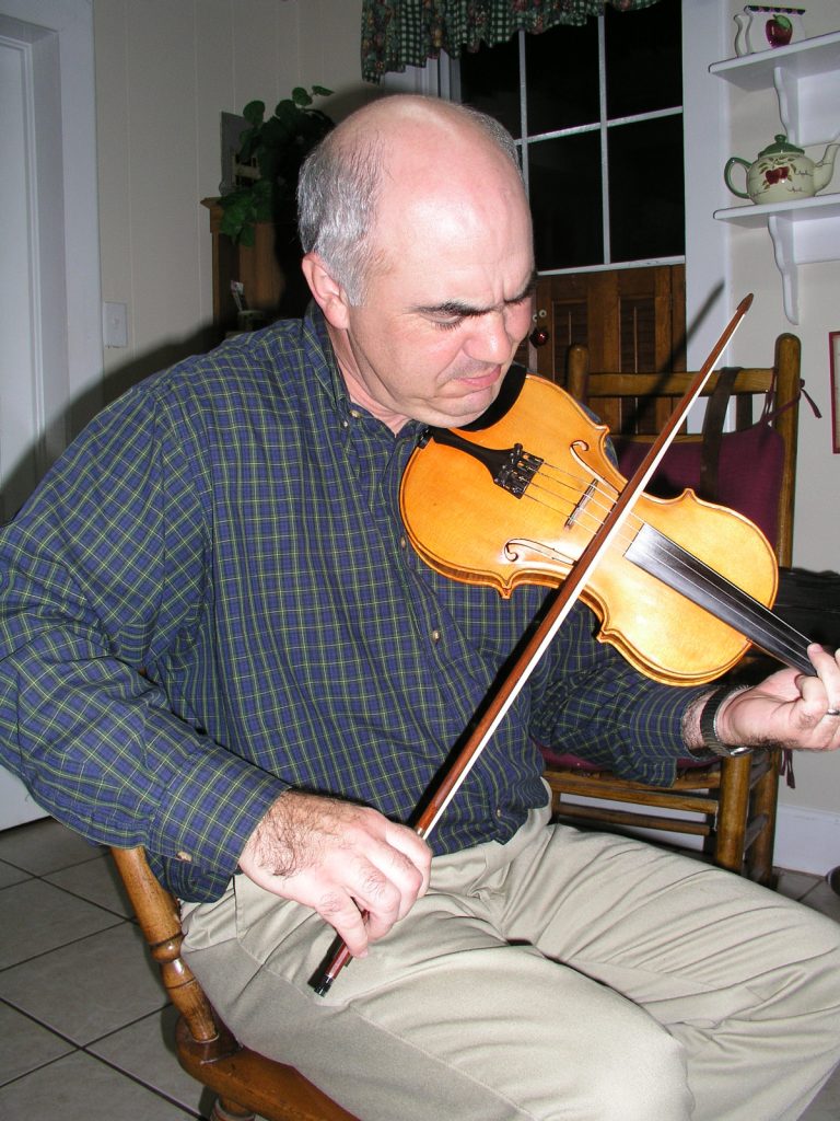 Fiddler Bill Rogers of Collins, Mississippi.