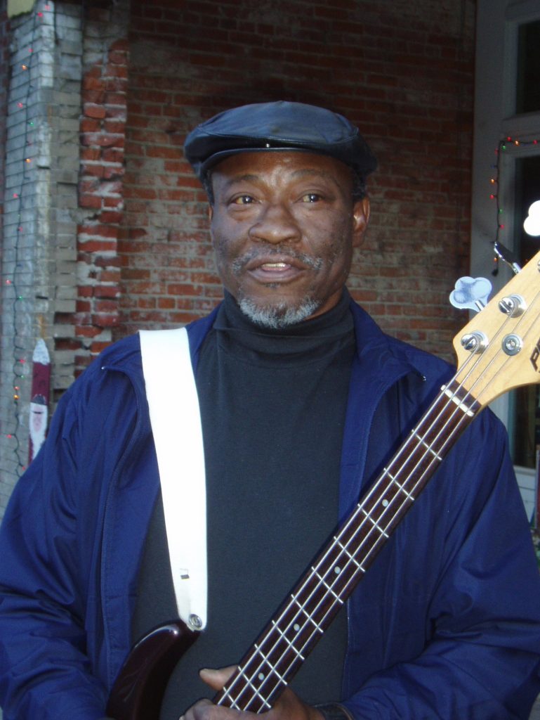 Blues bassist and singer Wesley “Junebug” Jefferson of Clarksdale (photo by Scott Barretta for the Mississippi Arts Commission).