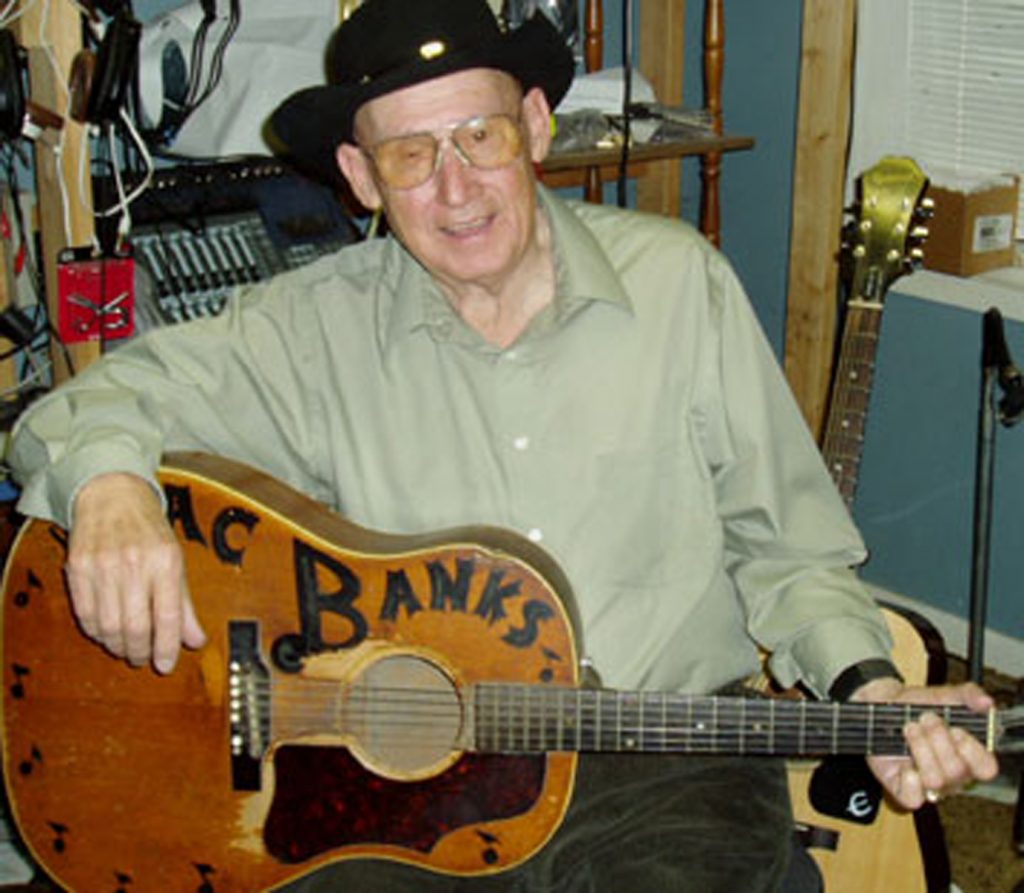 Country/Rockabilly singer and guitarist Mack Banks of West Point (photo by Scott Barretta for the Mississippi Arts Commission).