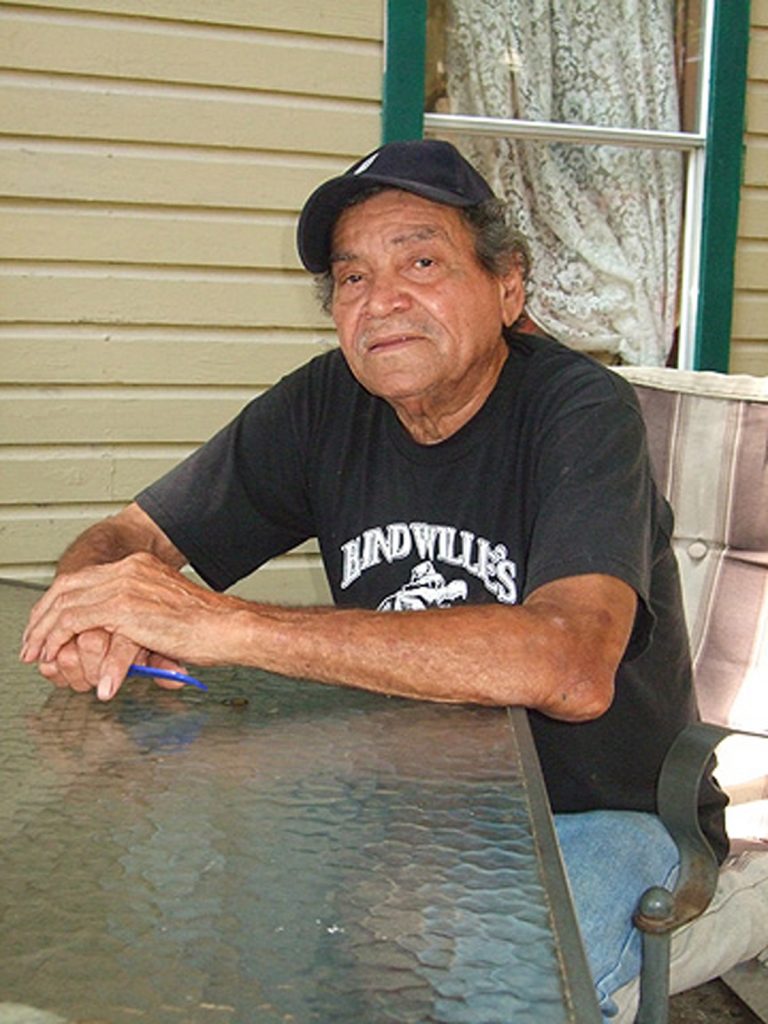Cage at his home near Woodville, Mississippi (photo by Scott Baretta for the Mississippi Arts Commission).