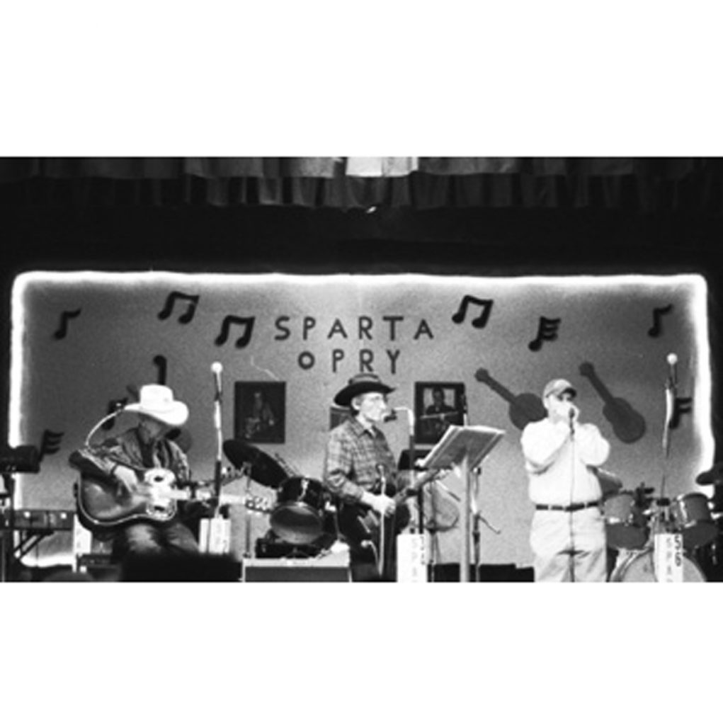 The Sparta Opry house band on stage.