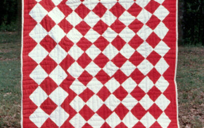 "Red and White Squares" (photo by Patricia Crosby).