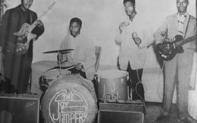 Jimmy Anderson with his group the Joy Jumpers, early 1960s, Baton Rouge.