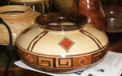 W. Mason, segmented bowl with Indian patterns.