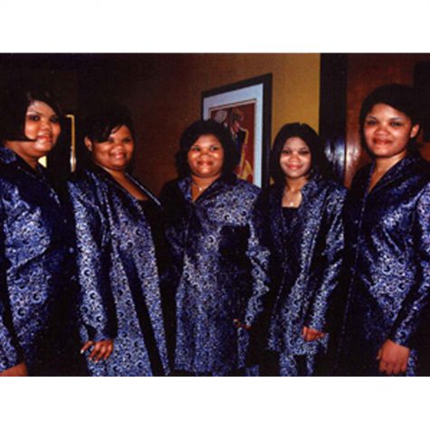 Acapella gospel group The Jones sisters of Oxford, Mississippi (photo courtesy of artist).
