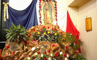 Altar for Our Lady of Guadalupe at St. Michael's Church, Forest.